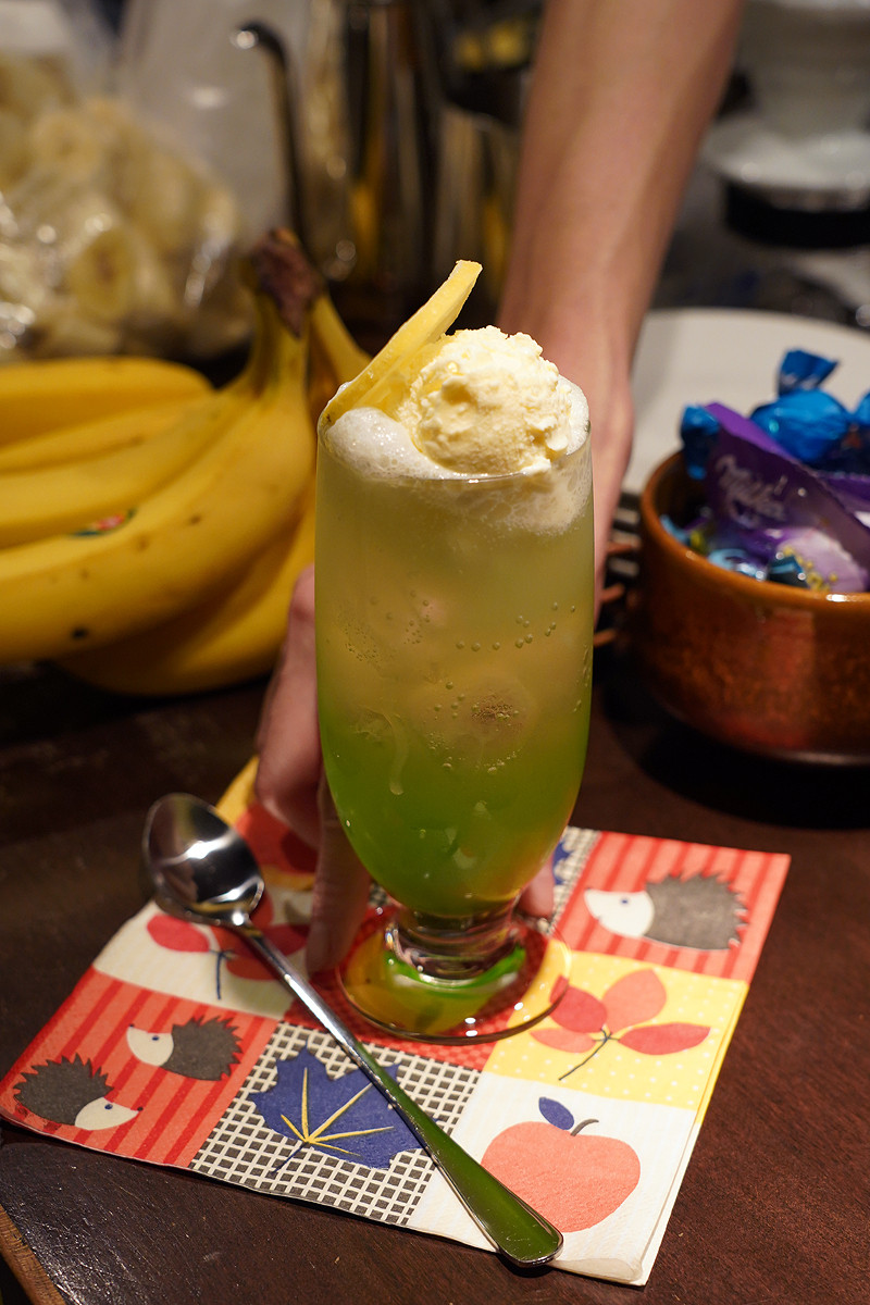 香椎【Banx River】で大人気バナナジュース。【LULU】【麺道はなもこし