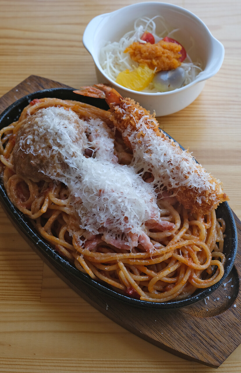 万太郎 Net 宗像市 蒼 は 麺道はなもこし がプロデュースするモチモチ極太麺の鉄板スパゲティ専門店でした