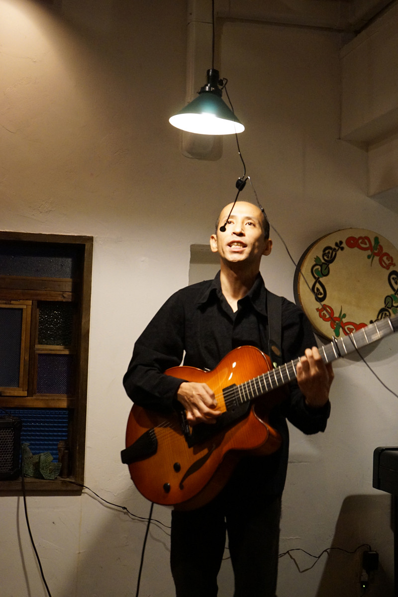 倉地久美夫”ソロライブat ハチミツボタン。倉地さんお久しぶりでした
