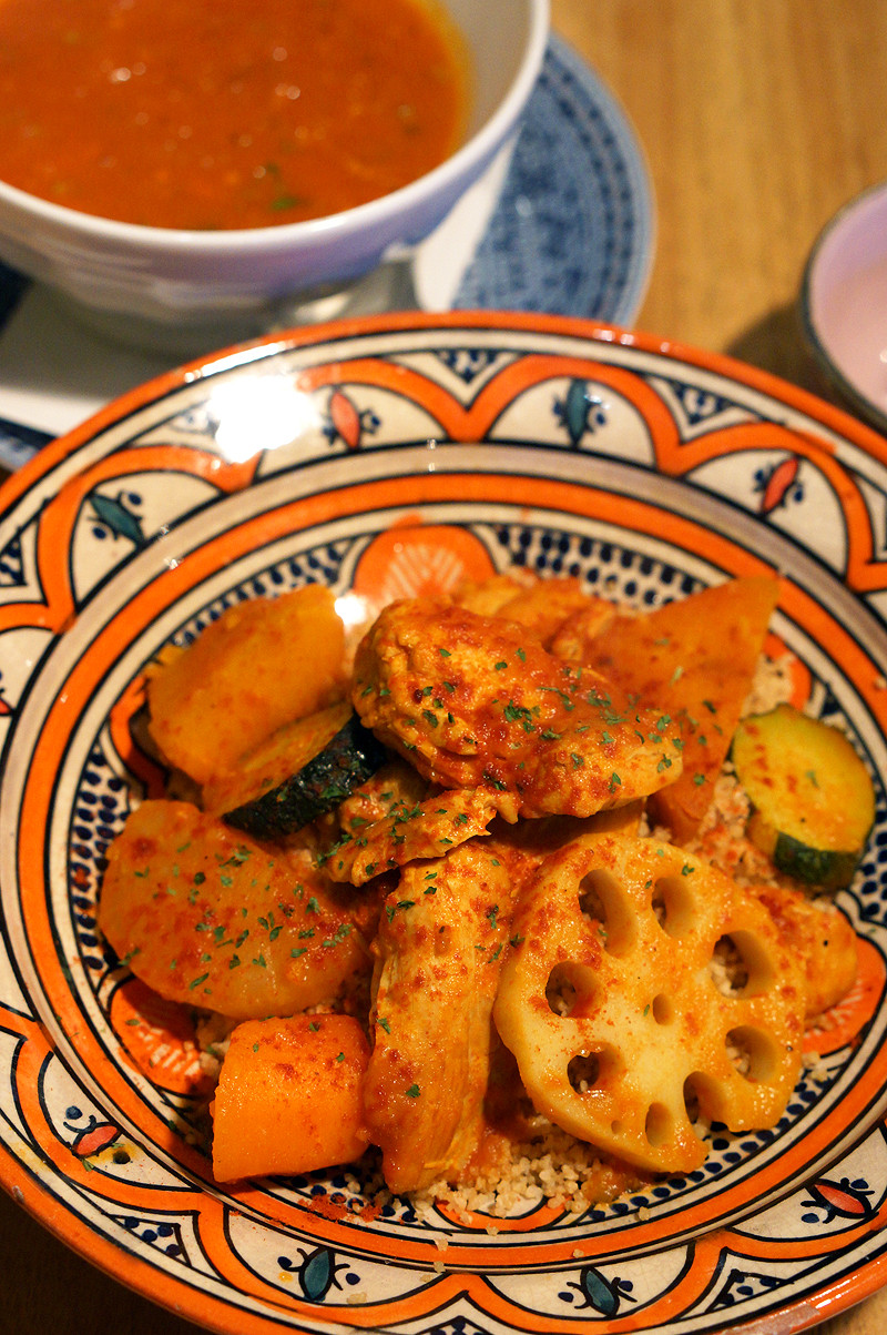万太郎 Net 赤坂 カレーとモロッコ料理 Zelliges でカレーとクスクス 万太郎 Net 赤坂 カレーとモロッコ料理 Zelliges でカレーとクスクス