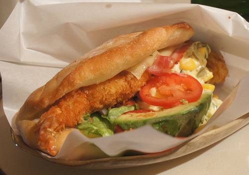 海鮮カツバーガー