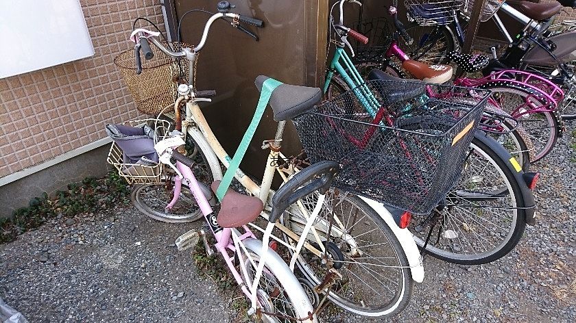 あまり乗らない自転車 カバー