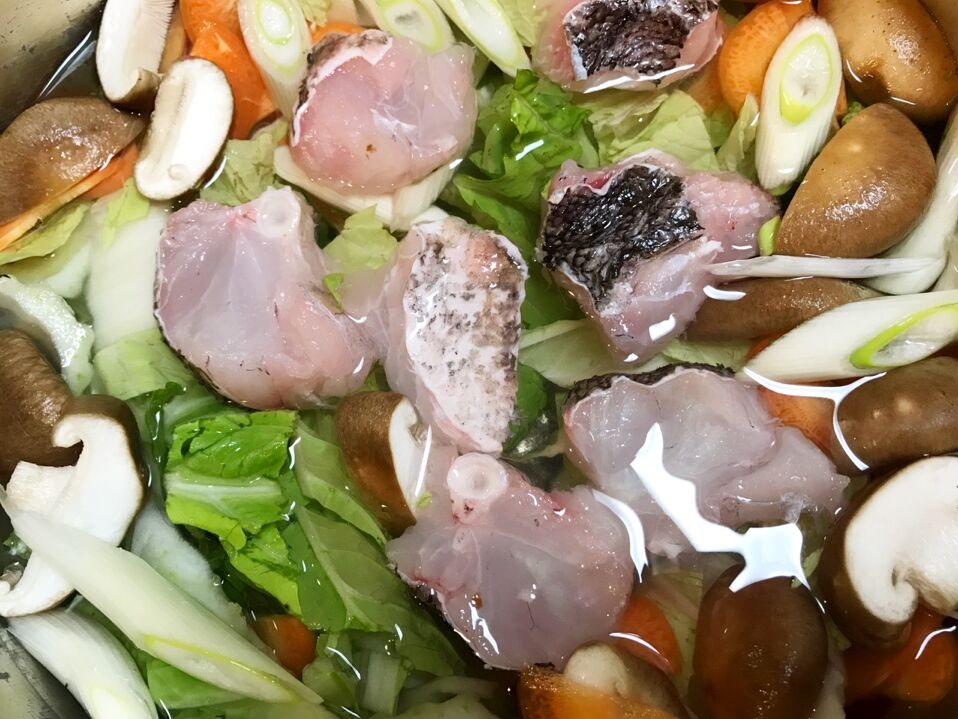 ワニゴチのきりたんぽ鍋 魚喰い