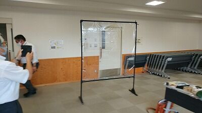 飛沫感染防止簡易型仕切り