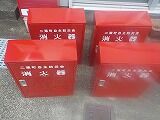 シール張り後の消火器ＢＯＸ