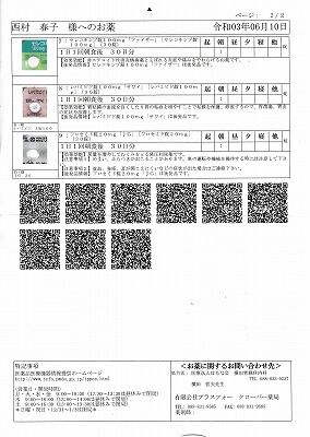 春子・服薬６１０（２０２１年）2_NEW