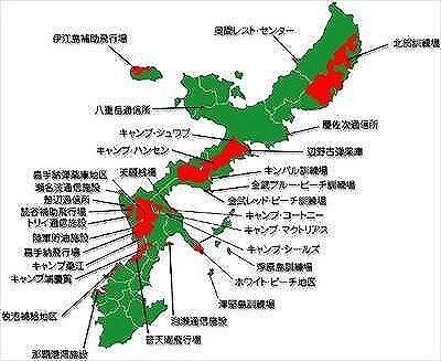 okinawa 本島米軍基地