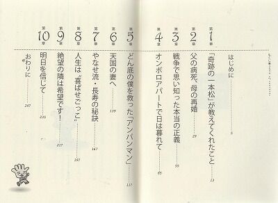 やなせたかし著作・目次 001