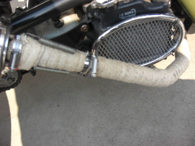 ズーマー号にサーモバンテージを巻いてみる ういんちょ日記