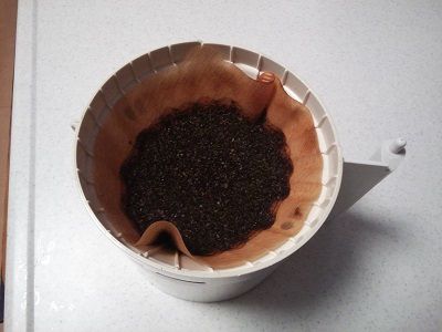 コーヒー豆のカス1