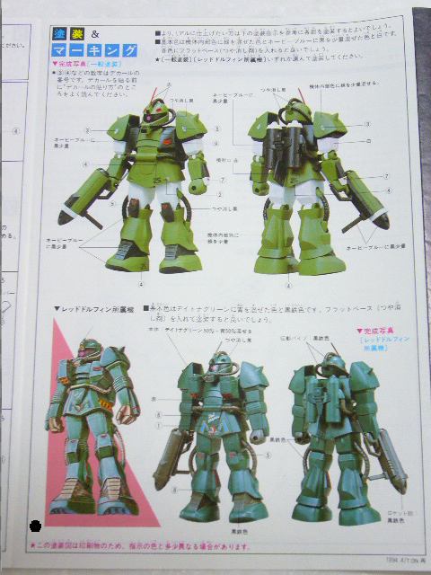 ド素人製作日記～MSV水中用ザク編～① : おもちゃのマーチャン
