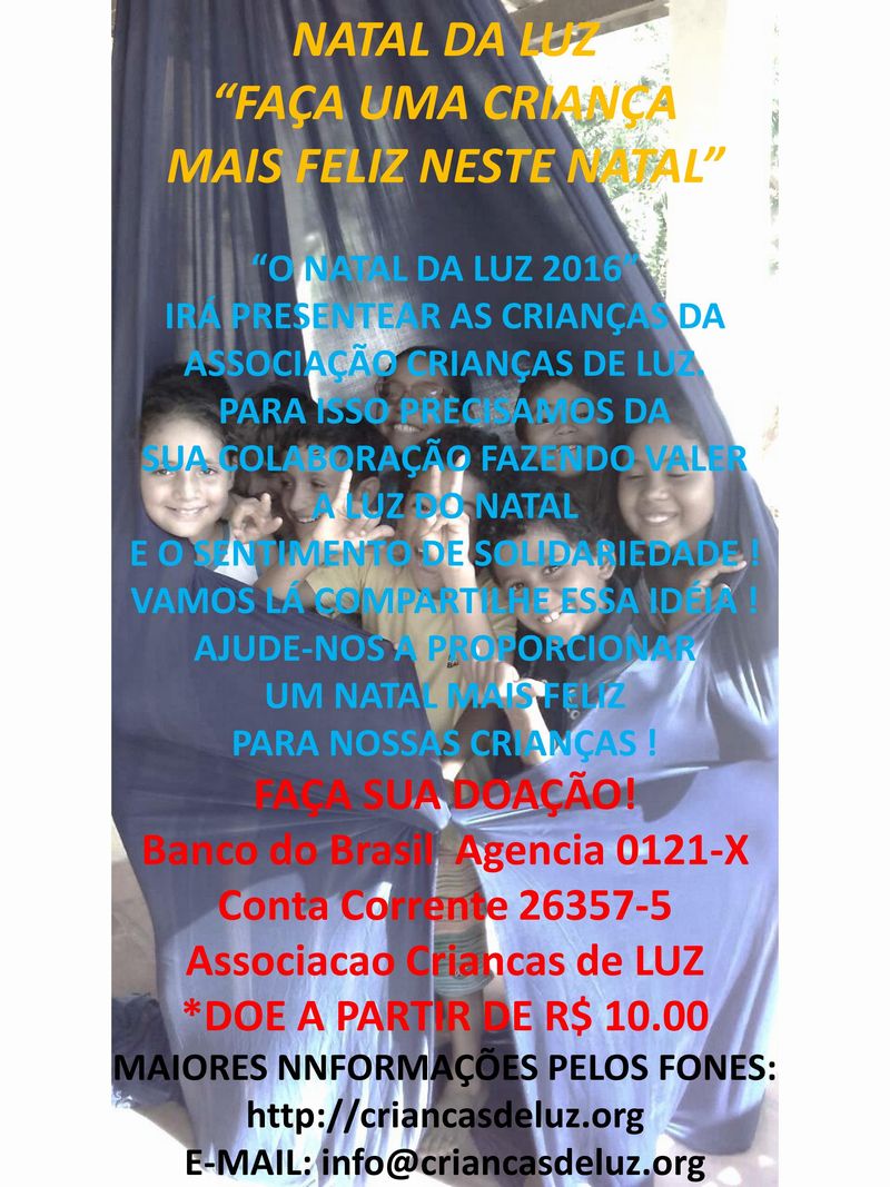 Doacao para Natal2016