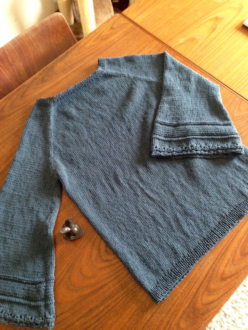 完成・着画】色も丈も選んで楽しいニットのふだん着から ベルスリーブ