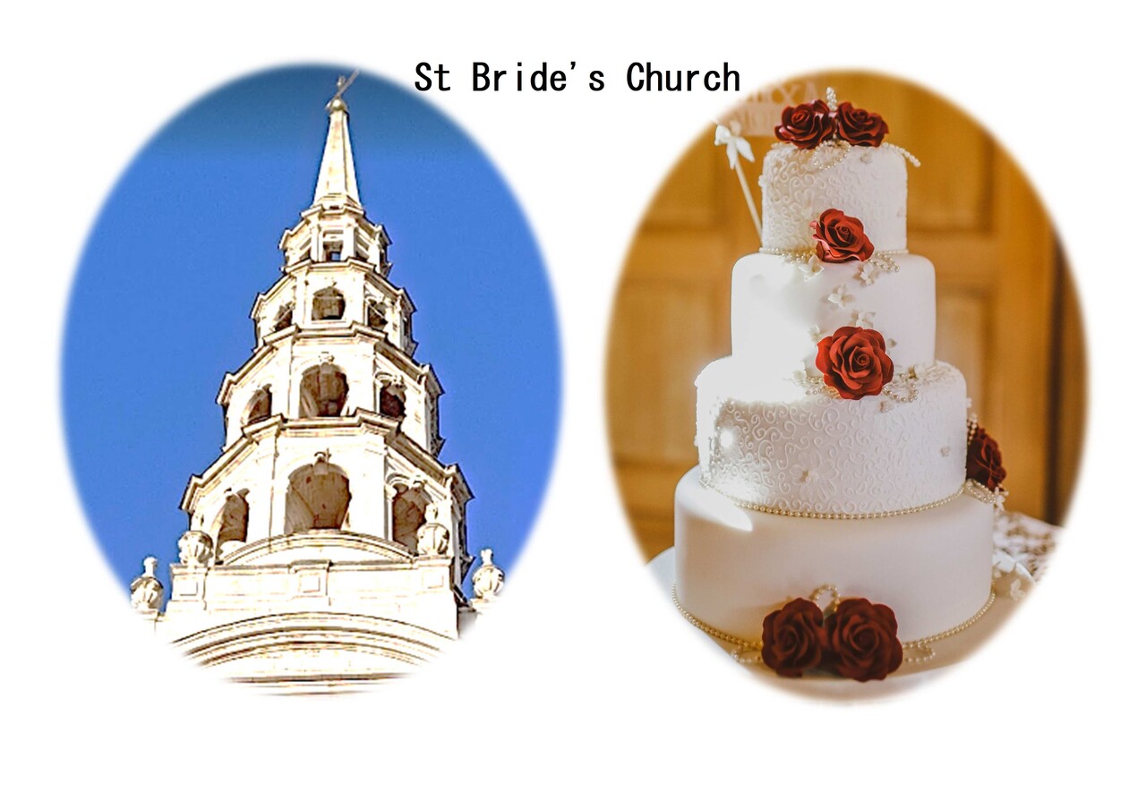 ｳｴﾃﾞｨﾝｸﾞｹｰｷのﾓﾃﾞﾙの尖塔 ｾﾝﾄﾌﾞﾗｲｽﾞﾁｬｰﾁ St Bride S Church 見学無料 寄付金歓迎 ﾛﾝﾄﾞﾝ 穴場 ﾀﾀﾞｶﾞｲﾄﾞ写真編 London Photo Guide Blog Nemi