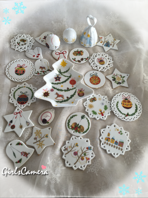 12フック オーナメントハンガー ポーセラーツ ポーセラーツ クリスマス