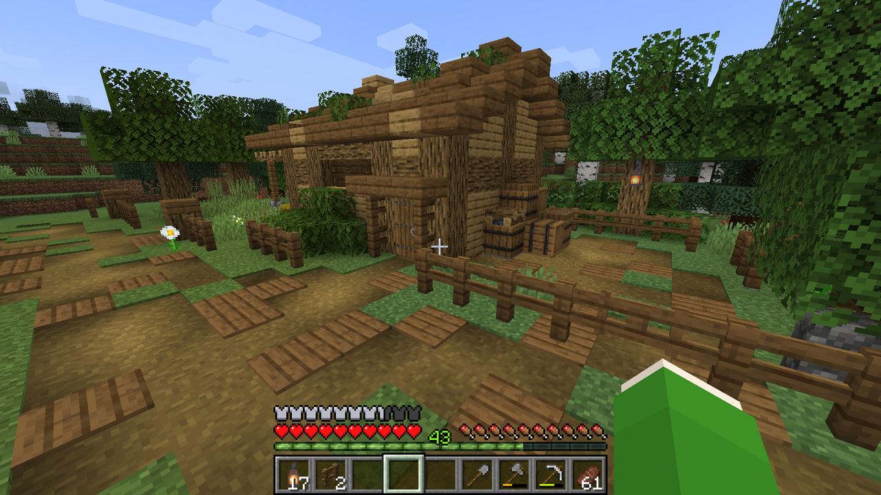 ミニ倉庫を作る マリスのminecraft