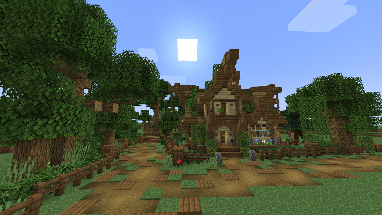 拠点の前に自然な川を作る マリスのminecraft