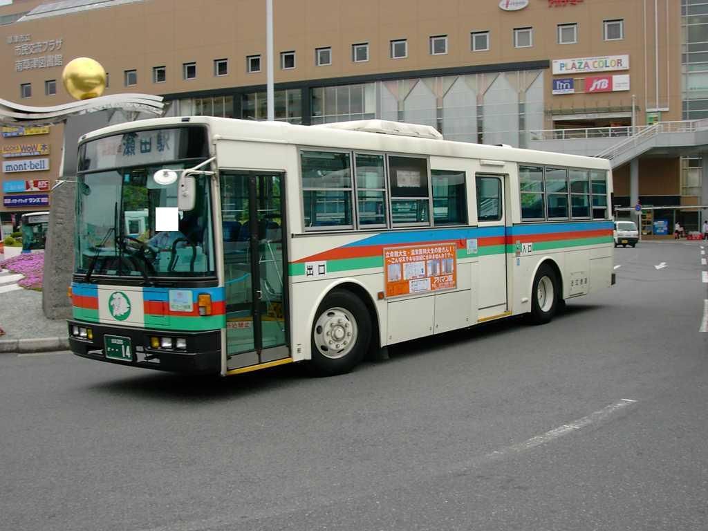 元､西武バスP-U33Lその7(近江鉄道・滋賀200か14) : 近江発､まりーんの