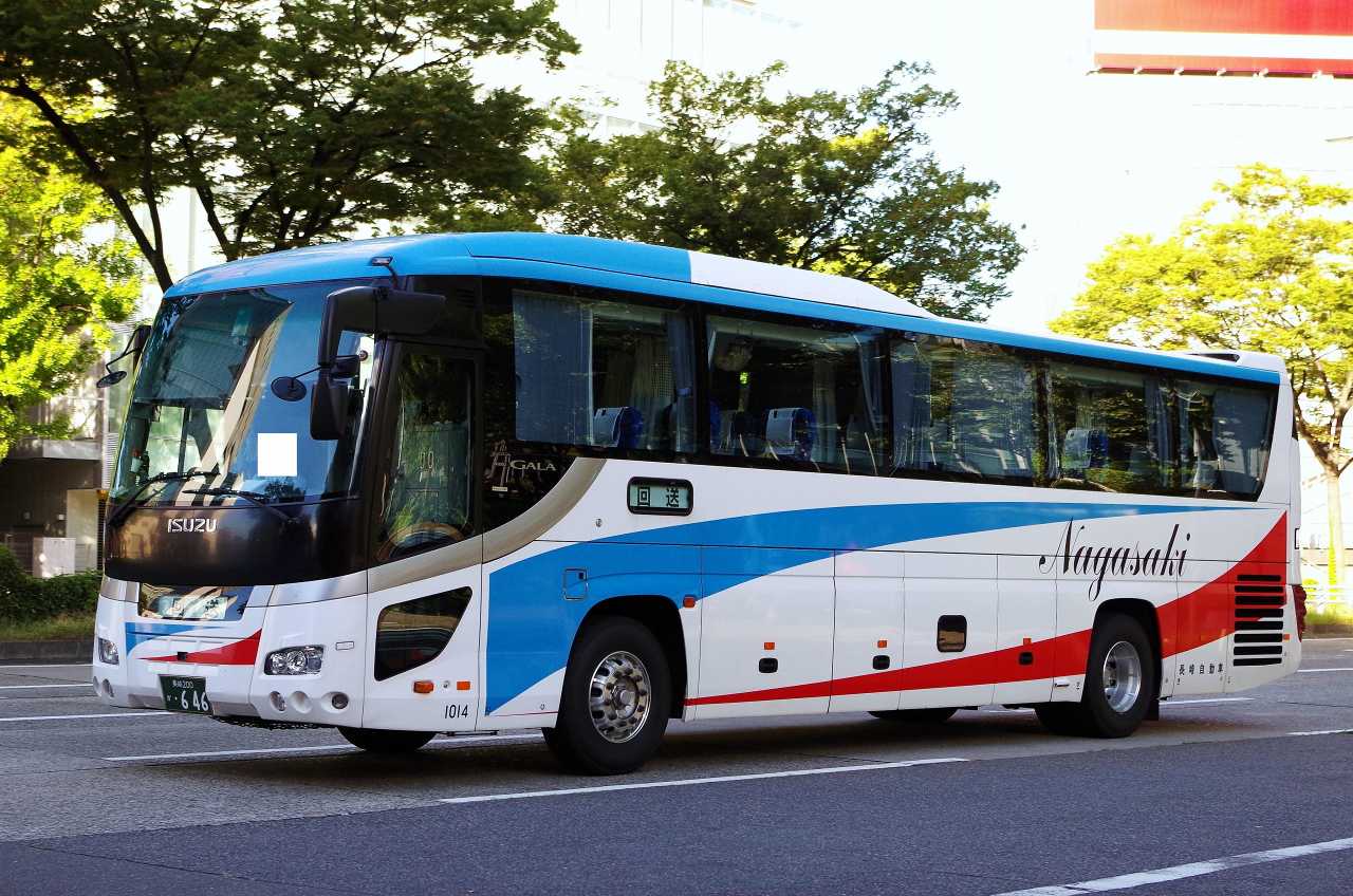 いすゞ・ガーラRU系(長崎自動車1014・長崎200か646) : 近江発､まりーん