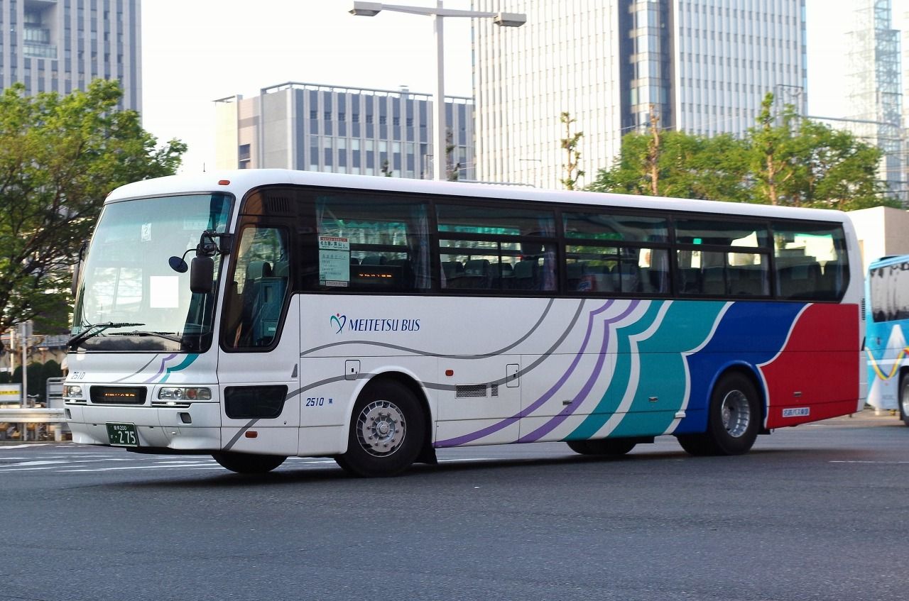 三菱ふそう・エアロバスMS8系(名鉄バス東部2510・豊橋200か275) : 近江