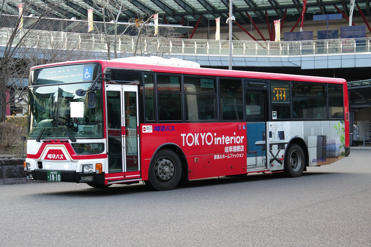 三菱ふそう・3代目エアロスター（岐阜乗合自動車・岐阜200か1810