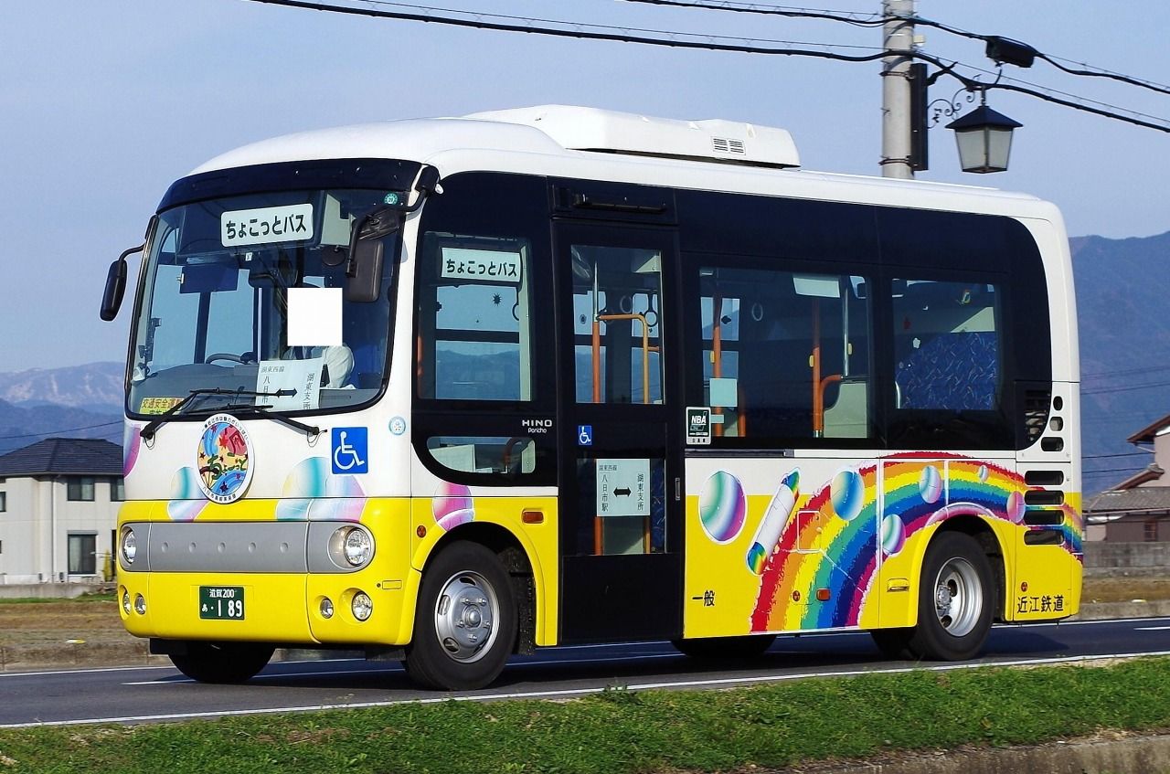 日野・2代目ポンチョ(近江鉄道・滋賀200あ189) : 近江発､まりーんの道