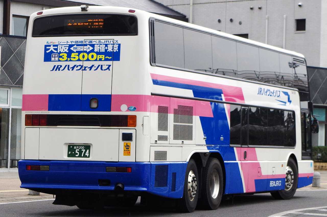 三菱ふそう・エアロキング(西日本ジェイアールバス744-2982・金沢200か