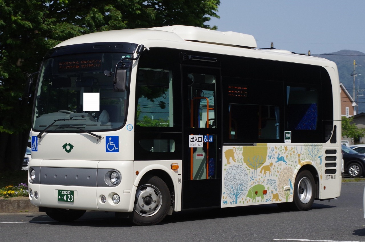 日野・2代目ポンチョ(近江鉄道・滋賀200あ423) : 近江発､まりーんの道
