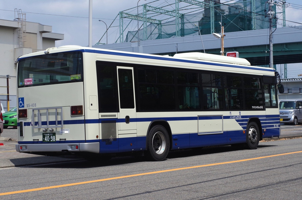 いすゞ・2代目エルガ(名古屋市交通局NS-408・名古屋200か4098