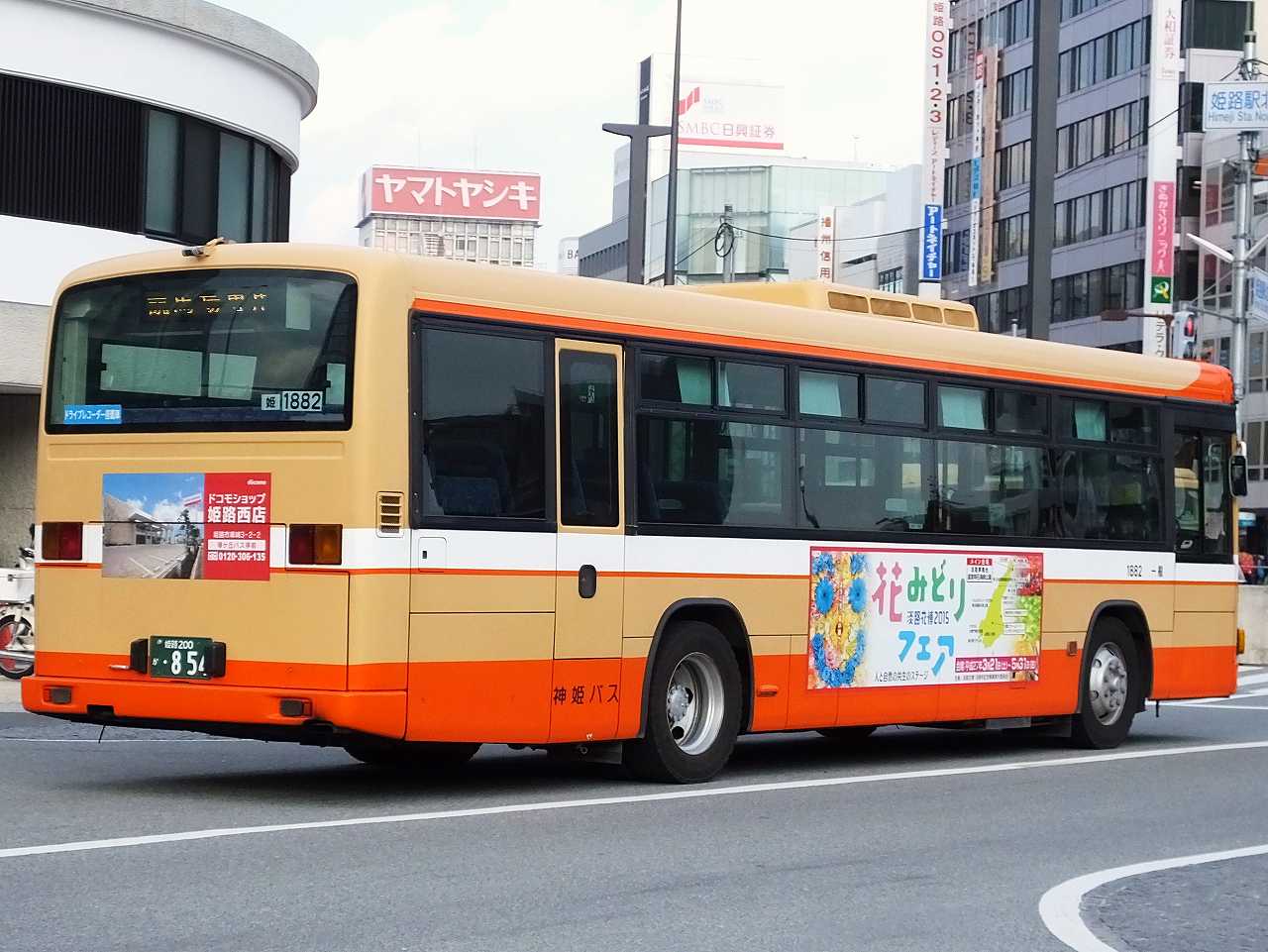 いすゞ・エルガ(神姫バス1882・姫路200か854/1890・神戸200か3501