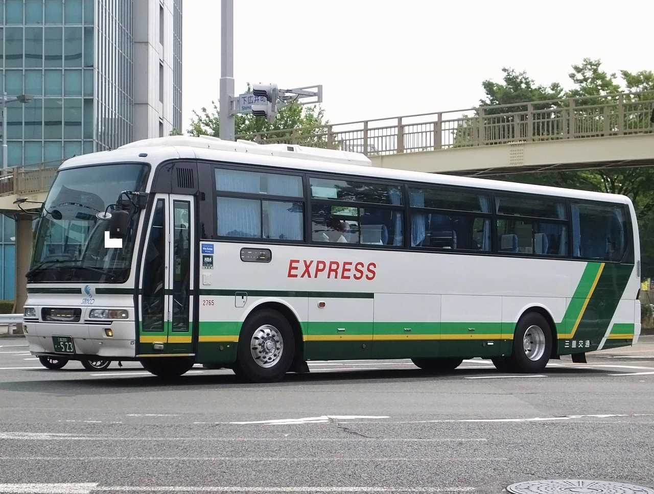 バス 三菱ふそう・エアロバスMS8系(三重交通2764・三重200か507/2765・三重