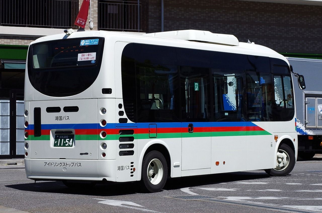 日野・2代目ポンチョ(湖国バス・滋賀200か1154/滋賀200か1155) : 近江