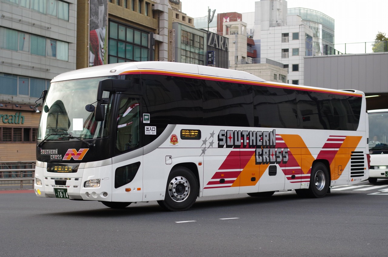 いすゞ・ガーラRU系(南海ウィングバス南部・和泉200か1814) : 近江発