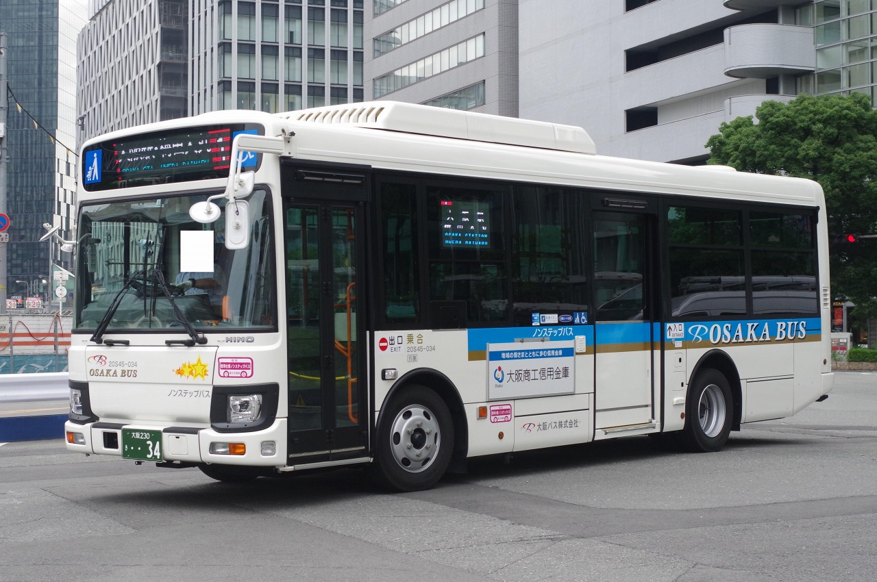 日野・レインボーKR290系(大阪バス20S45-034・大阪230き34) : 近江発