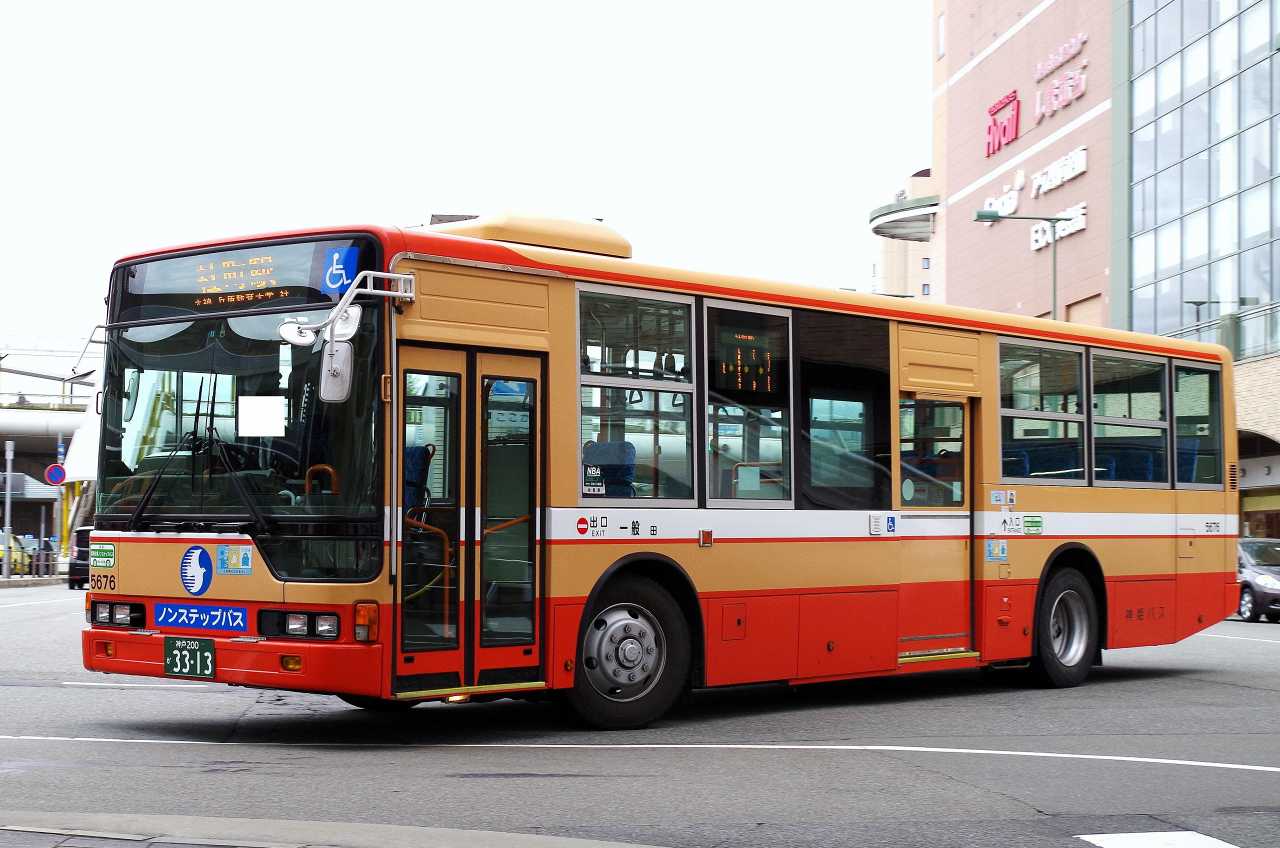 三菱ふそう・2代目エアロスター(神姫バス5676・神戸200か3313) : 近江