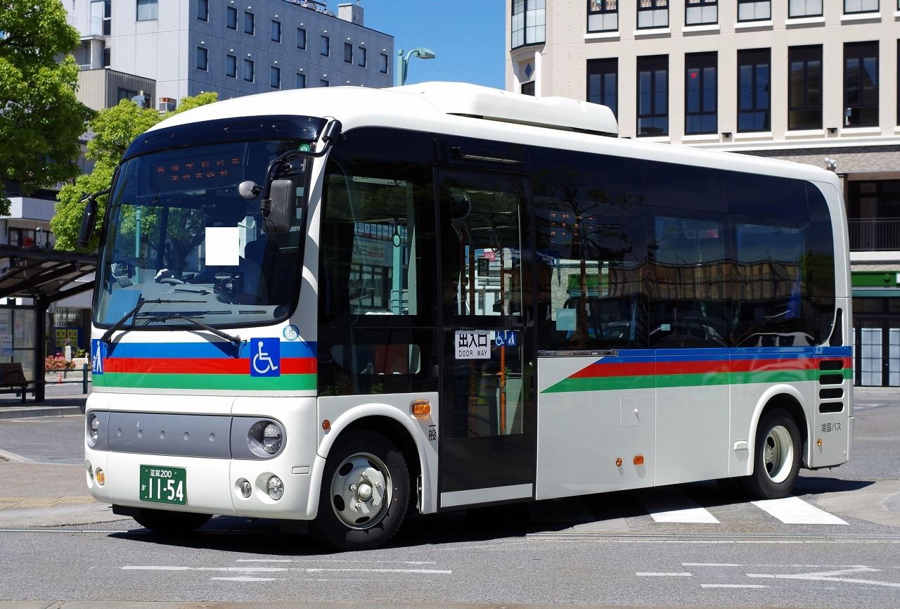 日野・2代目ポンチョ(湖国バス・滋賀200か1154/滋賀200か1155) : 近江