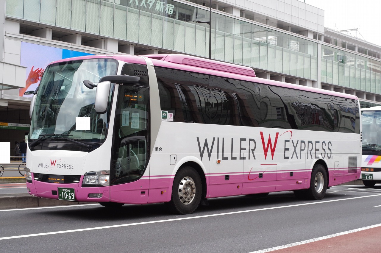 三菱ふそう エアロエース Willer Express 新潟0か1069 近江発 まりーんの道が続く限り