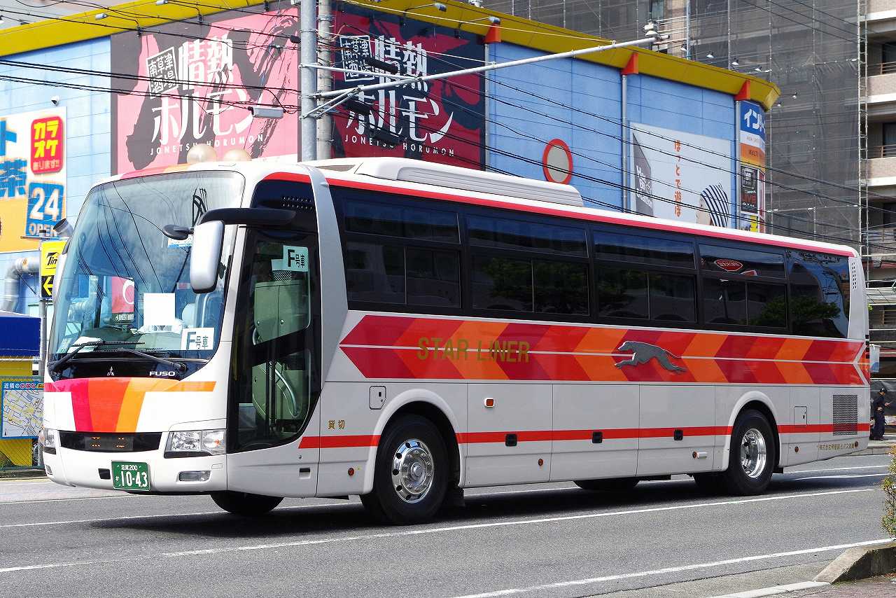 三菱ふそう・エアロエース(帝産観光バス滋賀・滋賀200か1043) : 近江発
