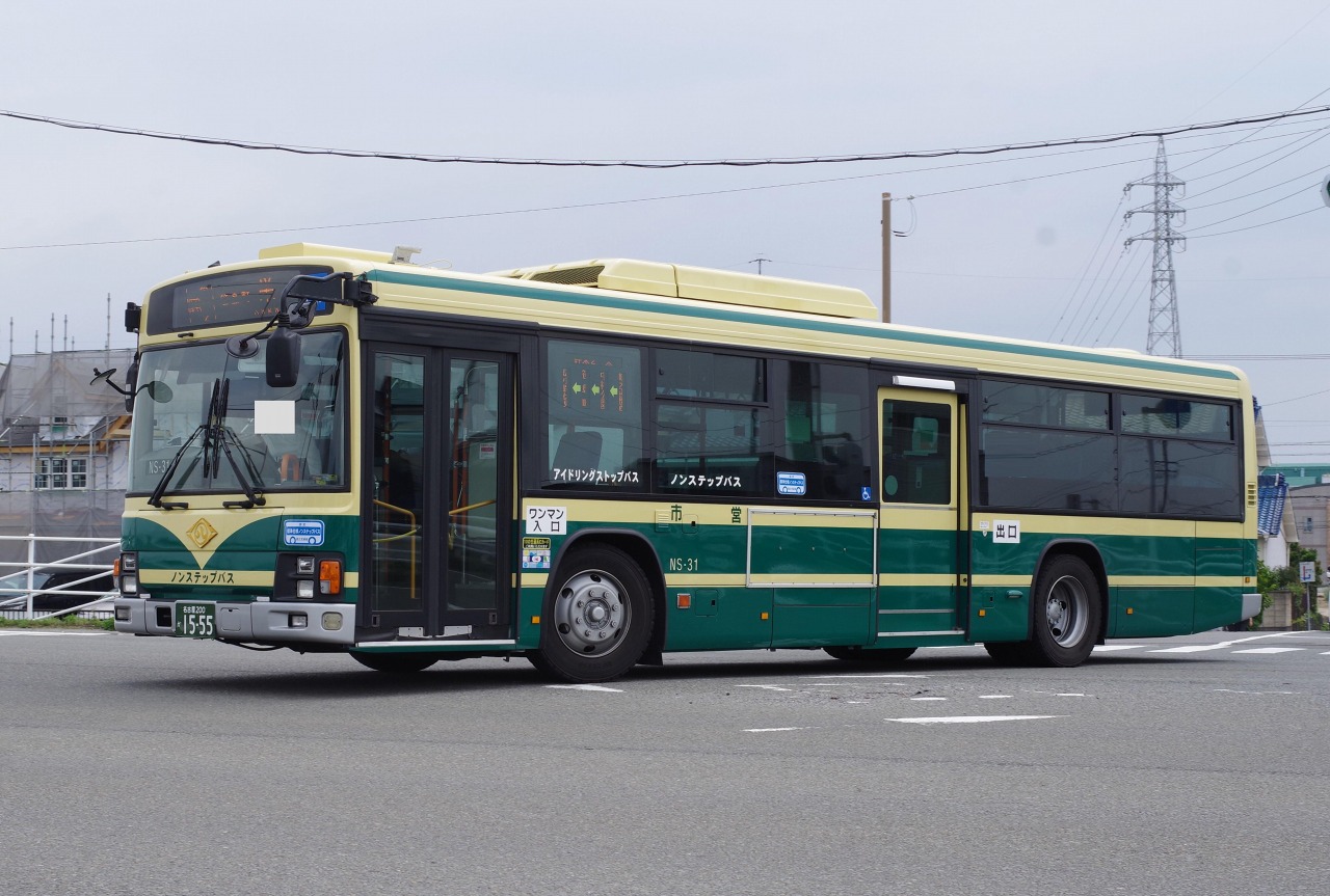 いすゞ・初代エルガ(名古屋市交通局NS-31・名古屋200か1555) : 近江発