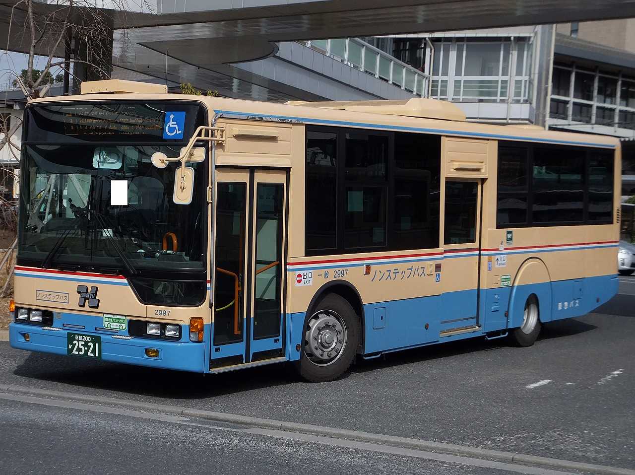 三菱ふそう・ニューエアロスター(阪急バス2997・京都200か2521