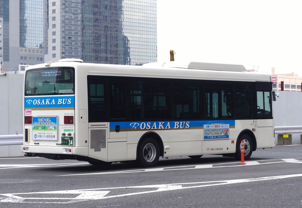 日野・レインボーKR290系(大阪バス20S45-034・大阪230き34) : 近江発