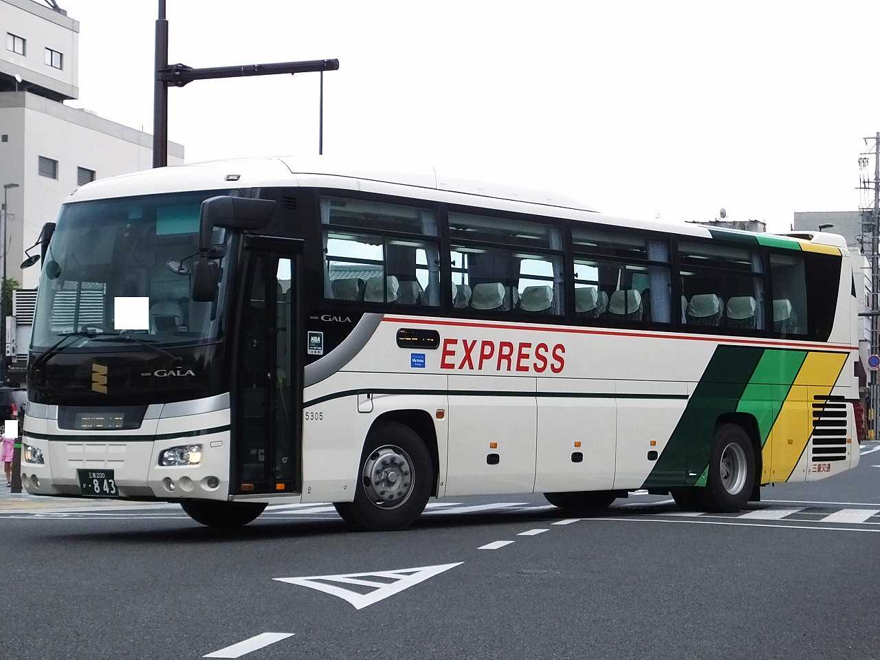 いすゞ・ガーラRU系(三重交通5171・三重200か705/5172・三重200 いすゞ・ガーラRU系(三重交通5171・三重200か705/5172・三重200
