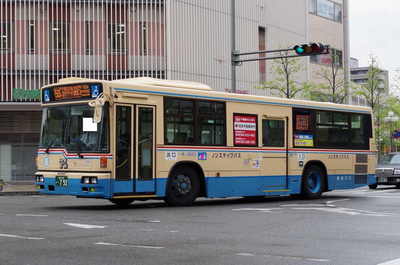 西鉄バス はかた号 【西日本車体工業 91MC SD-Ⅱ】三菱KC-MS822P NO