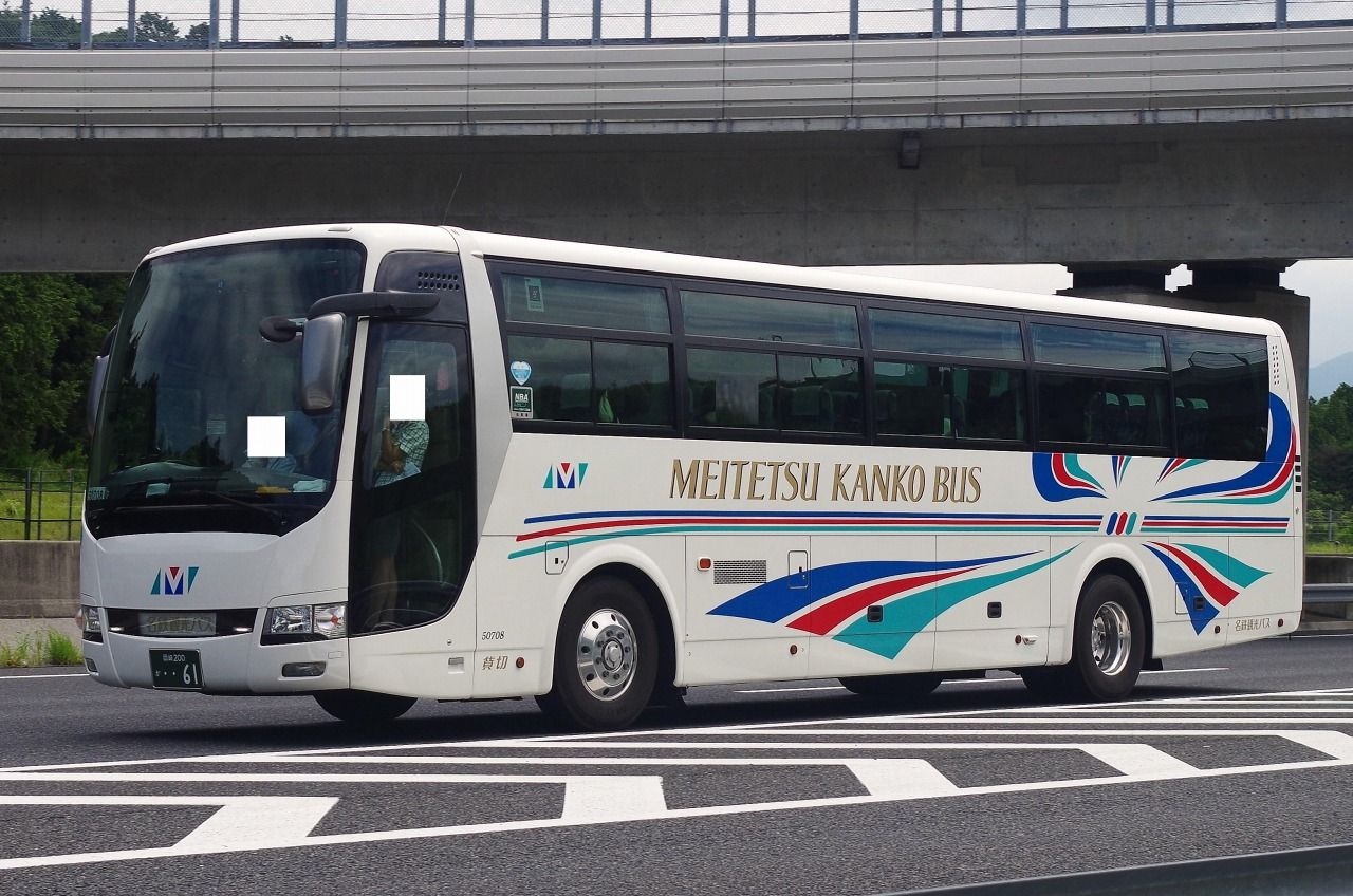 三菱ふそう・エアロエース(名鉄観光バス50708・岡崎200か61) : 近江発