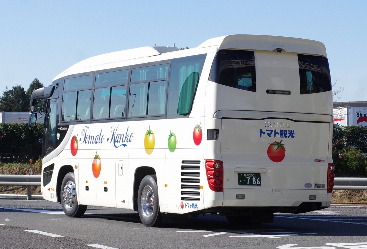 2086.いすゞガーラ いすゞ・ガーラRU系(トマト観光・福井200か786) : 近江発､まりー