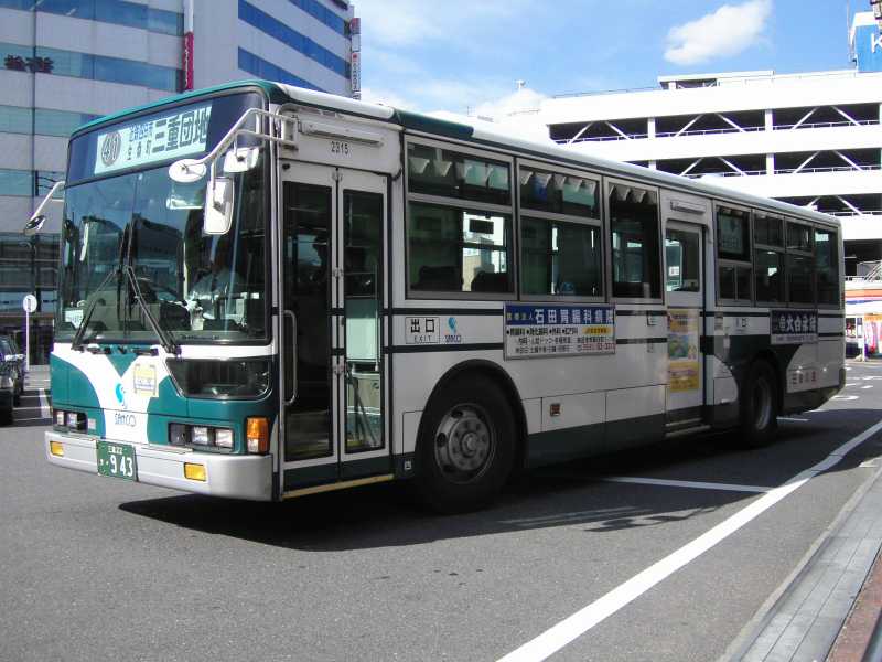 三重交通のニューエアロスター(2315・三重22き943) : 近江発､まりーん