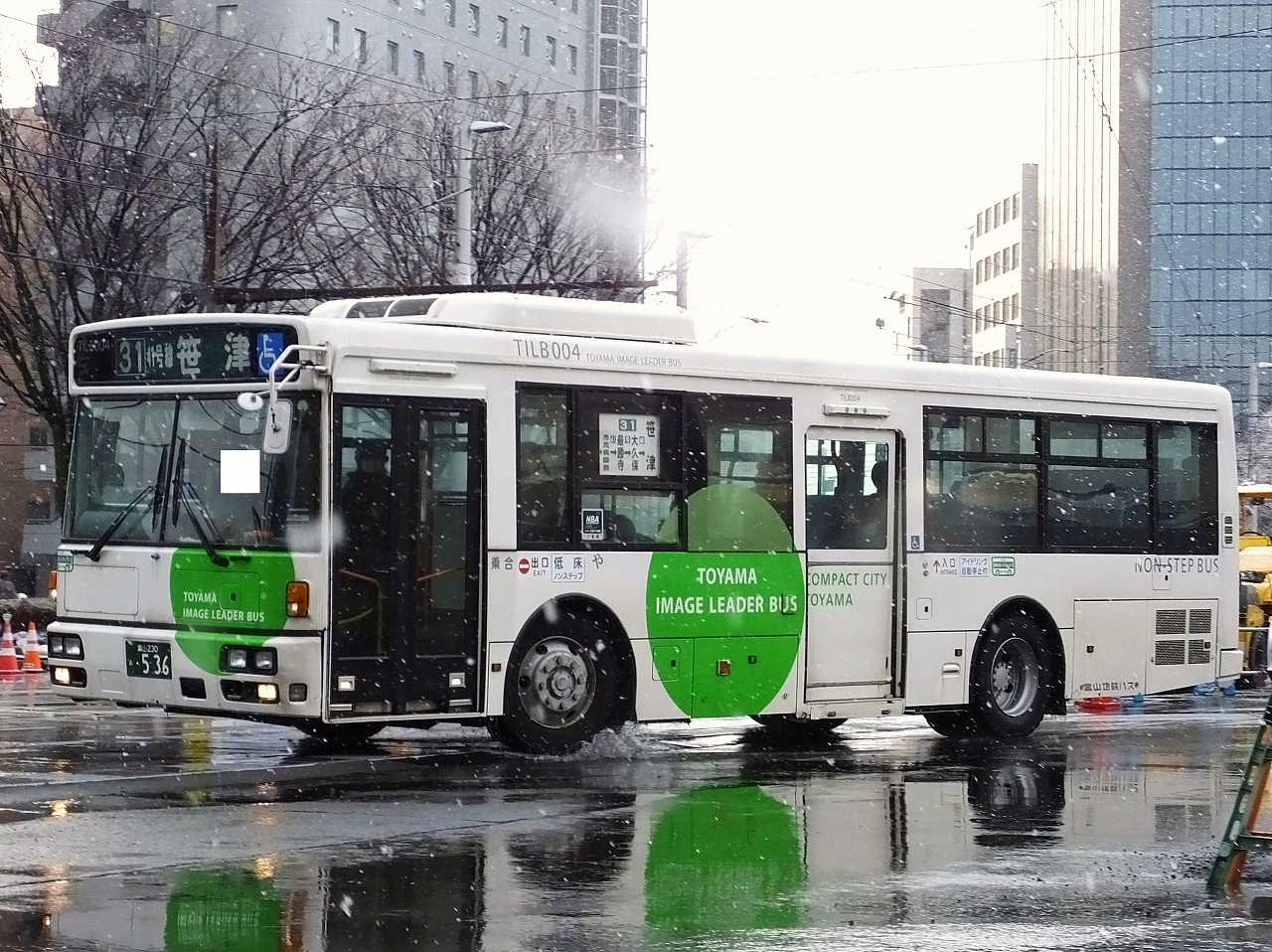 日産ディーゼル・RA2系+西日本車体工業96MC/B-Ⅰ(1)(富山地鉄 日産ディーゼル・RA2系+西日本車体工業96MC/B-Ⅰ(1)(富山地鉄