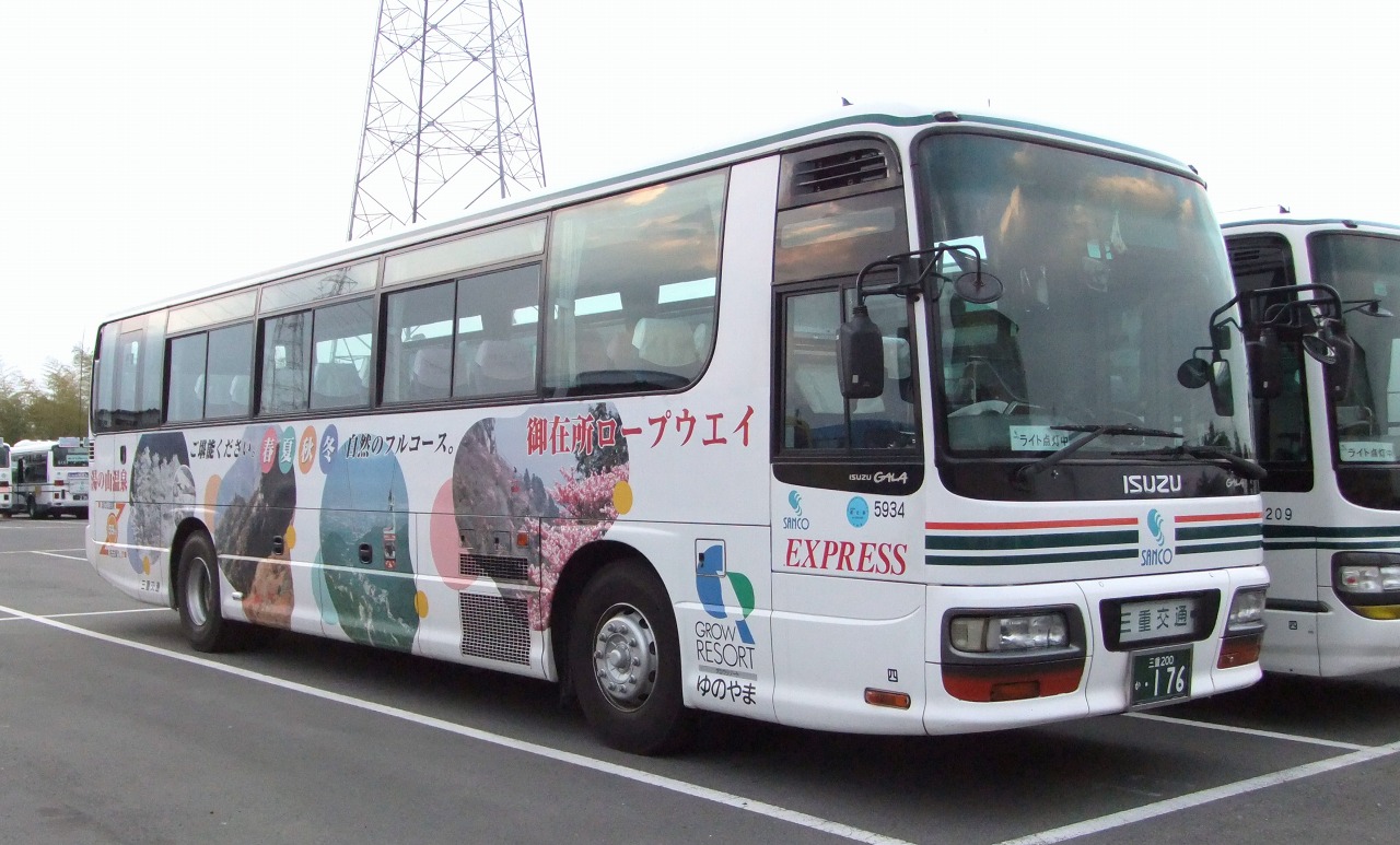 いすゞ・ガーラLV系(三重交通5934・三重200か176) : 近江発､まりーんの