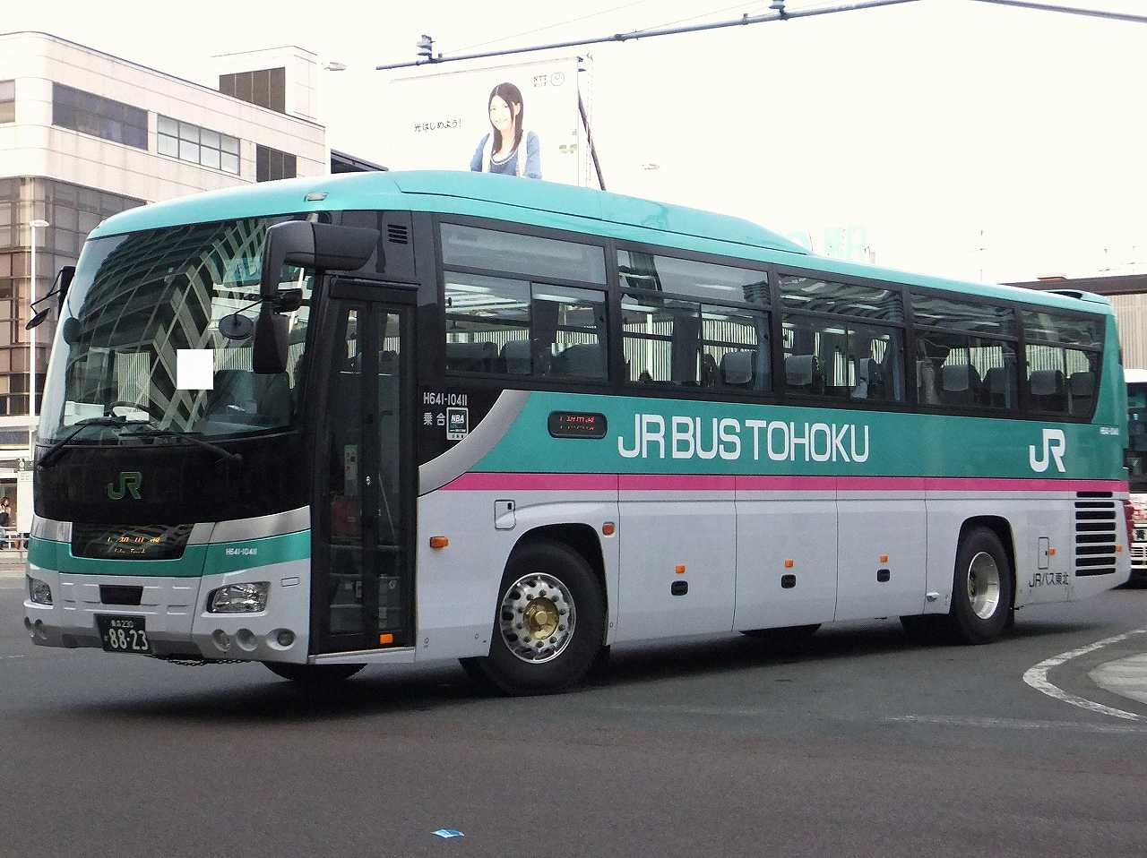 いすゞ・ガーラRU系(ジェイアールバス東北H641-10411・青森230か