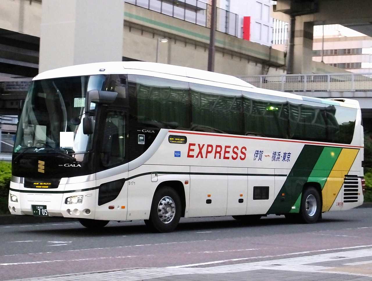 いすゞ・ガーラRU系(三重交通5171・三重200か705/5172・三重200 いすゞ・ガーラRU系(三重交通5171・三重200か705/5172・三重200